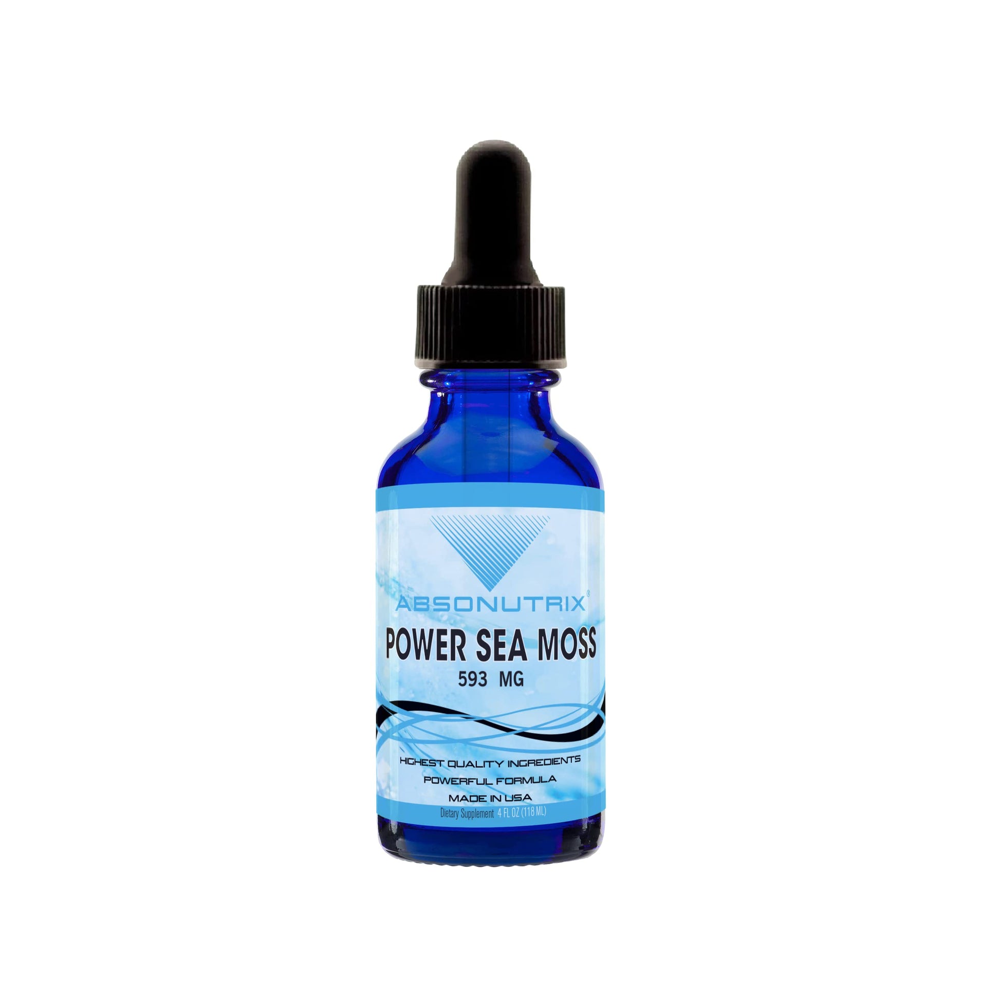 Absonutrix Power Sea Moss with Blend Burdock Root Extract 593mg, 4 Oz Liquid, 200 Servings, Made in USA, Quick Absorption, Quality Potent Ingredients, Third-Party Tested, Non-GMO Absonutrix buy australia supplements