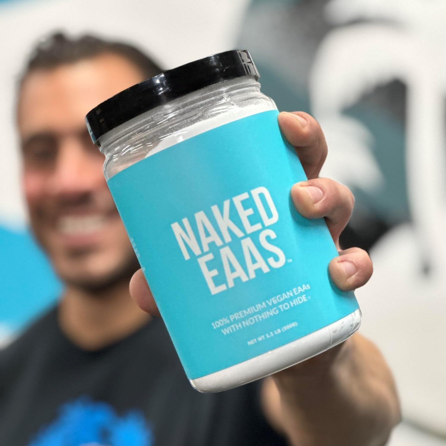 NAKED EAAs Amino Acids Powder - 50 Servings - Vegan Unflavored Essential Amino Acids 500 Grams - Instantized All Natural EAAs Powder Supplement NAKED buy australia supplements