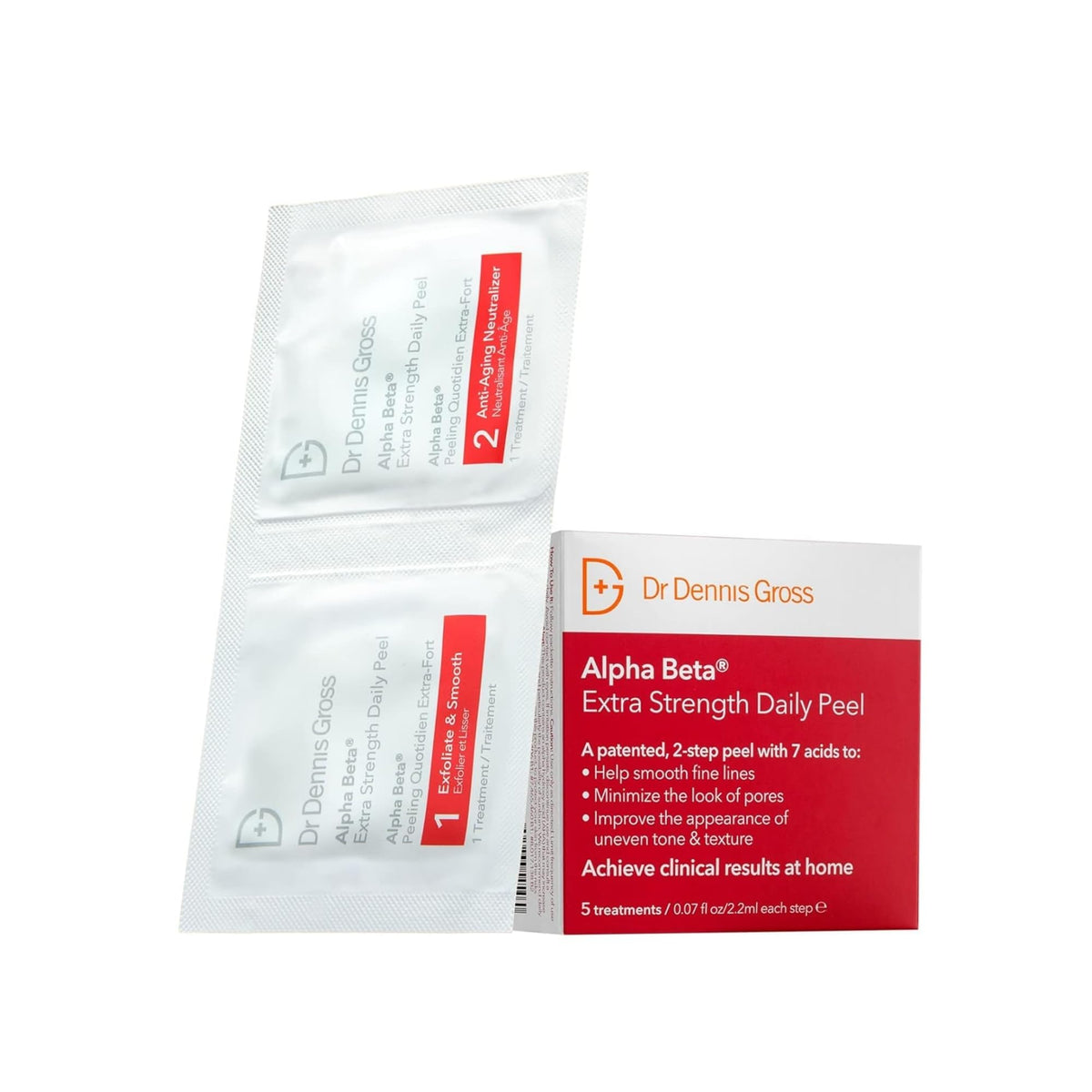 Dr Dennis Gross Alpha Beta Extra Strength Exfoliating Daily Peel - 5 Pack Dr Dennis Gross