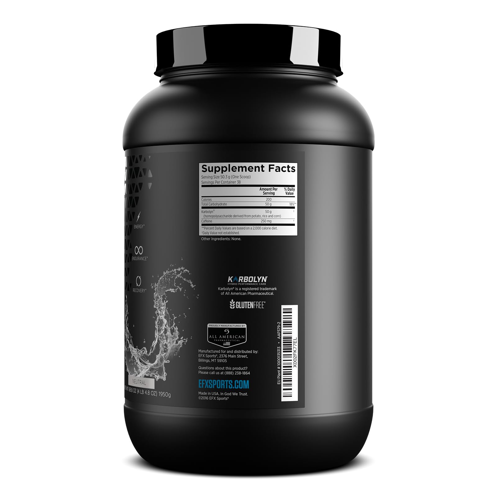 EFX Sports Karbolyn Energy | Performance Carbohydrate Powder + Caffeine | Carb Load EFX Sports buy australia supplements