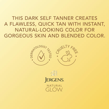 Jergens Natural Glow Self Tanner Mousse, Light Bronze Tan, 6 fl oz Jergens