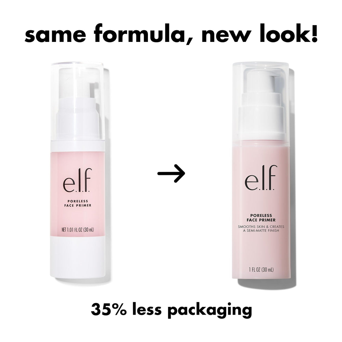 e.l.f. Poreless Face Primer - Large, Silky, Skin-Perfecting, Lightweight, Long Lasting, Absorbs Quickly, Smooths, Preps, Creates Flawless Base, Infused with Tea Tree and Vitamins A & E, 1.01 Fl Oz e.l.f.