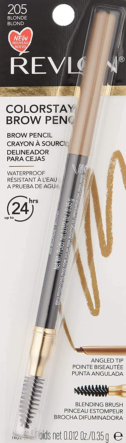 Revlon ColorStay Brow Pencil, 205 Blonde, 0.021 oz REVLON