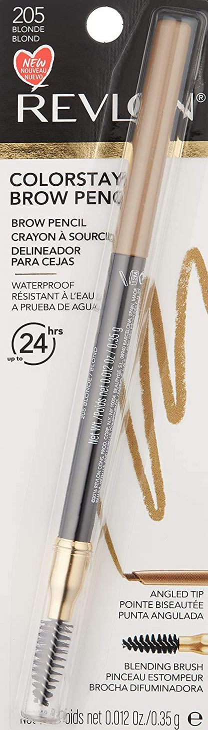 Revlon ColorStay Brow Pencil, 205 Blonde, 0.021 oz REVLON