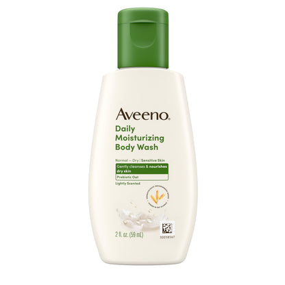 Aveeno Daily Moisturizing Body Wash, Lightly Scented, 2 fl. oz Aveeno