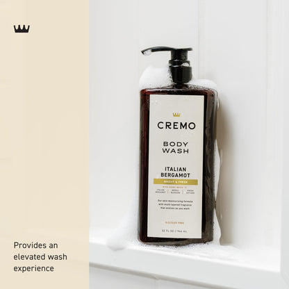 Cremo Body Wash for Men, Italian Bergamot, 32 Fl Oz Cremo
