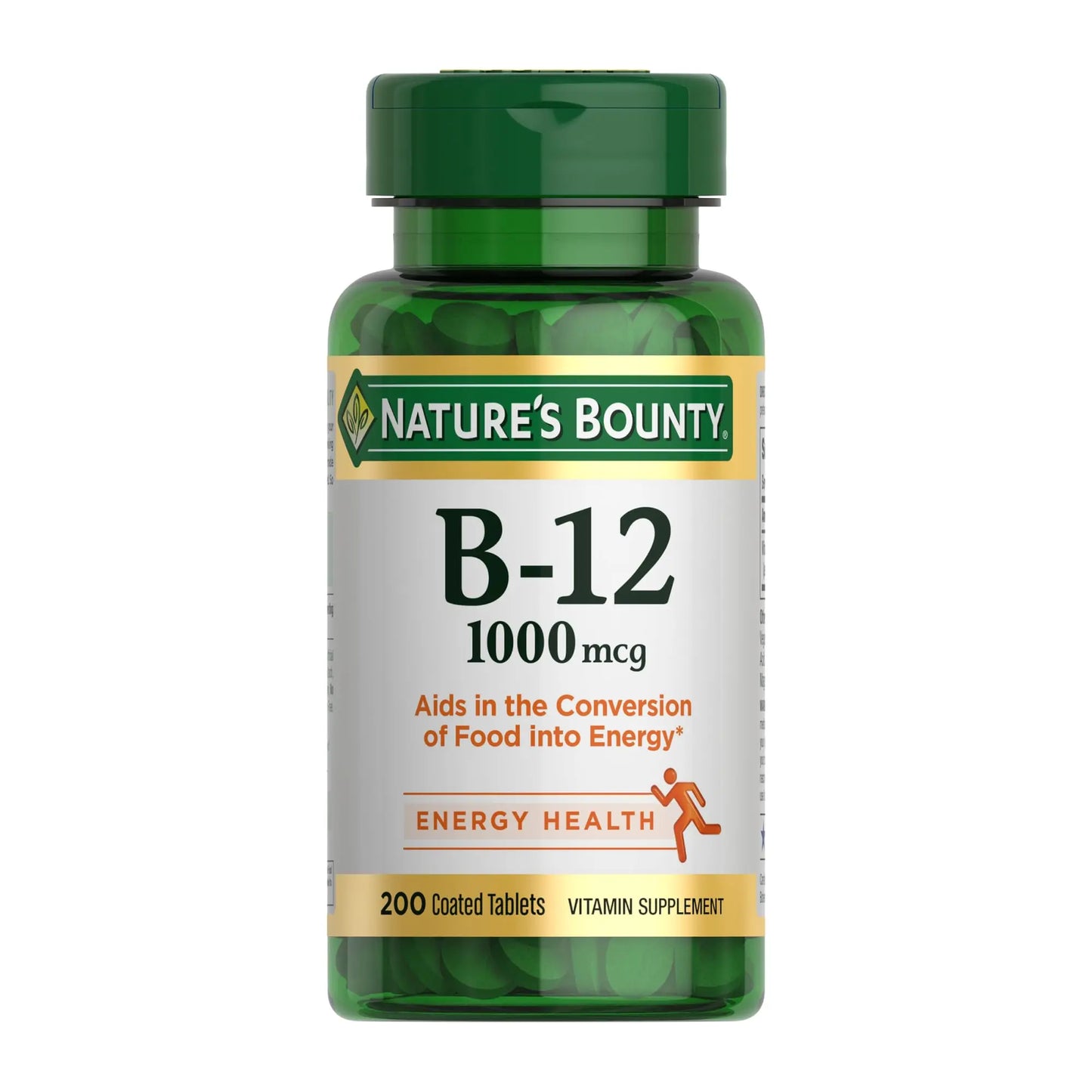Nature's Bounty Vitamin B12 1000 mcg Supplements, Supports Energy Metabolism, 200 Ct Nature's Bounty