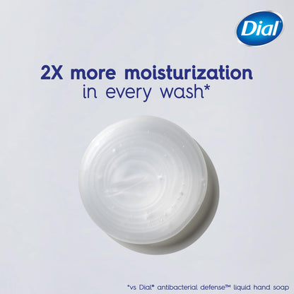 Dial Antibacterial Hydrating Liquid Hand Soap, Coconut Milk, 11oz, 4-Pack Dial