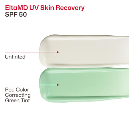 EltaMD UV Skin Recovery Green Tinted 100% Mineral Sunscreen, SPF 50, 1.7 oz EltaMD