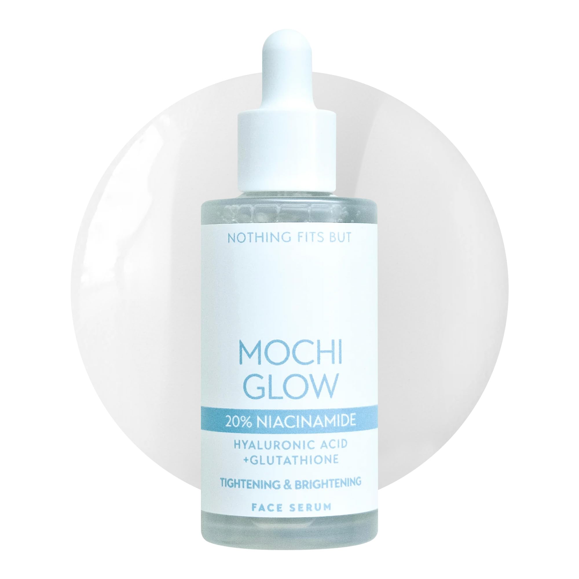 Mochi Glow 20% Niacinamide Serum for Face, High Potency Pore Tightening Skin Serum with Hyaluronic Acid & Glutathione, Anti-Aging Serum for Dark Spots & Fine Lines, Korean Skincare, 50ml/1.7fl.oz. NOTHING FITS BUT buy australia supplements