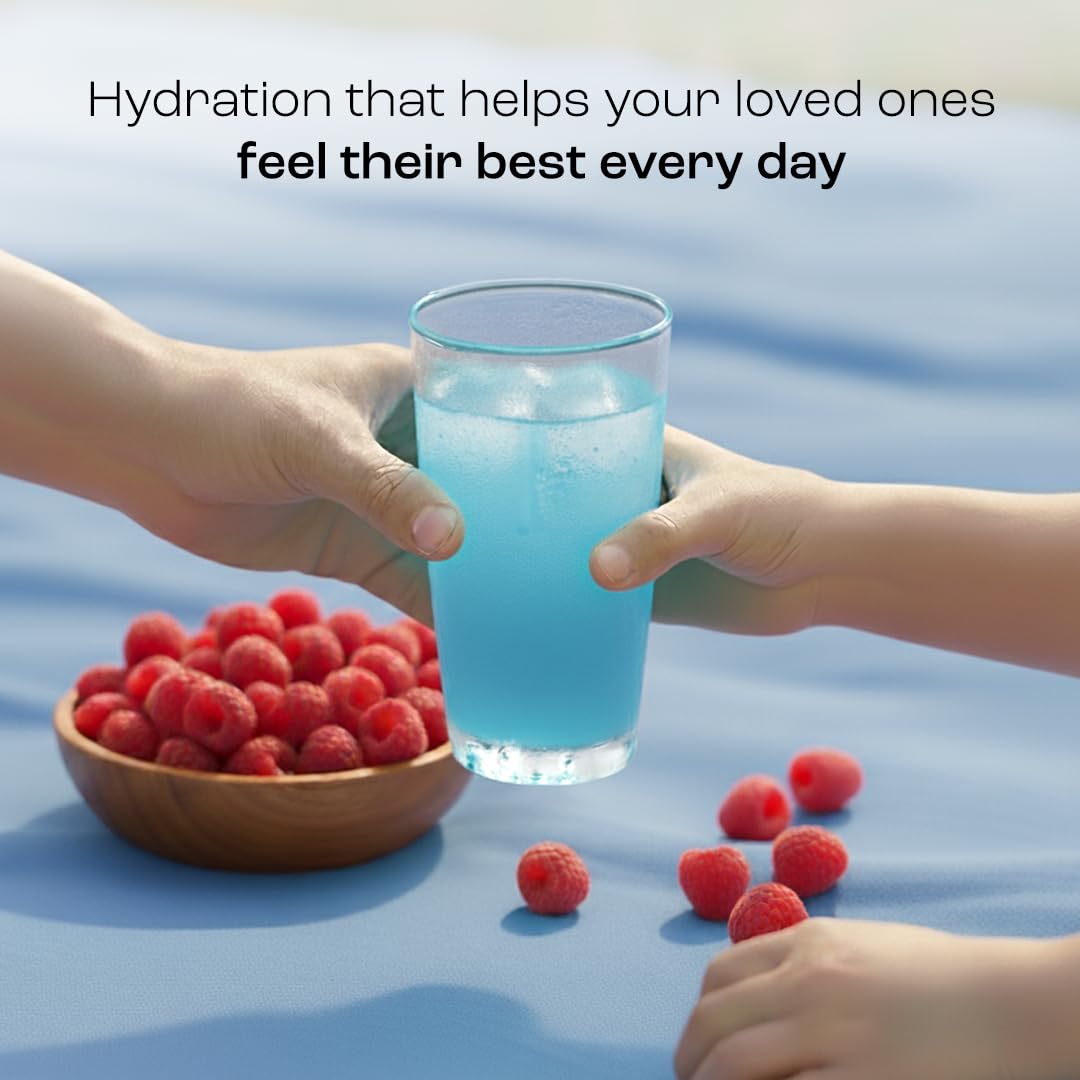 KEY NUTRIENTS Multivitamin Electrolytes Powder No Sugar - Sweet Blue Raspberry Electrolyte Powder - Endurance & Energy Supplement - Hydration Powder KEY NUTRIENTS