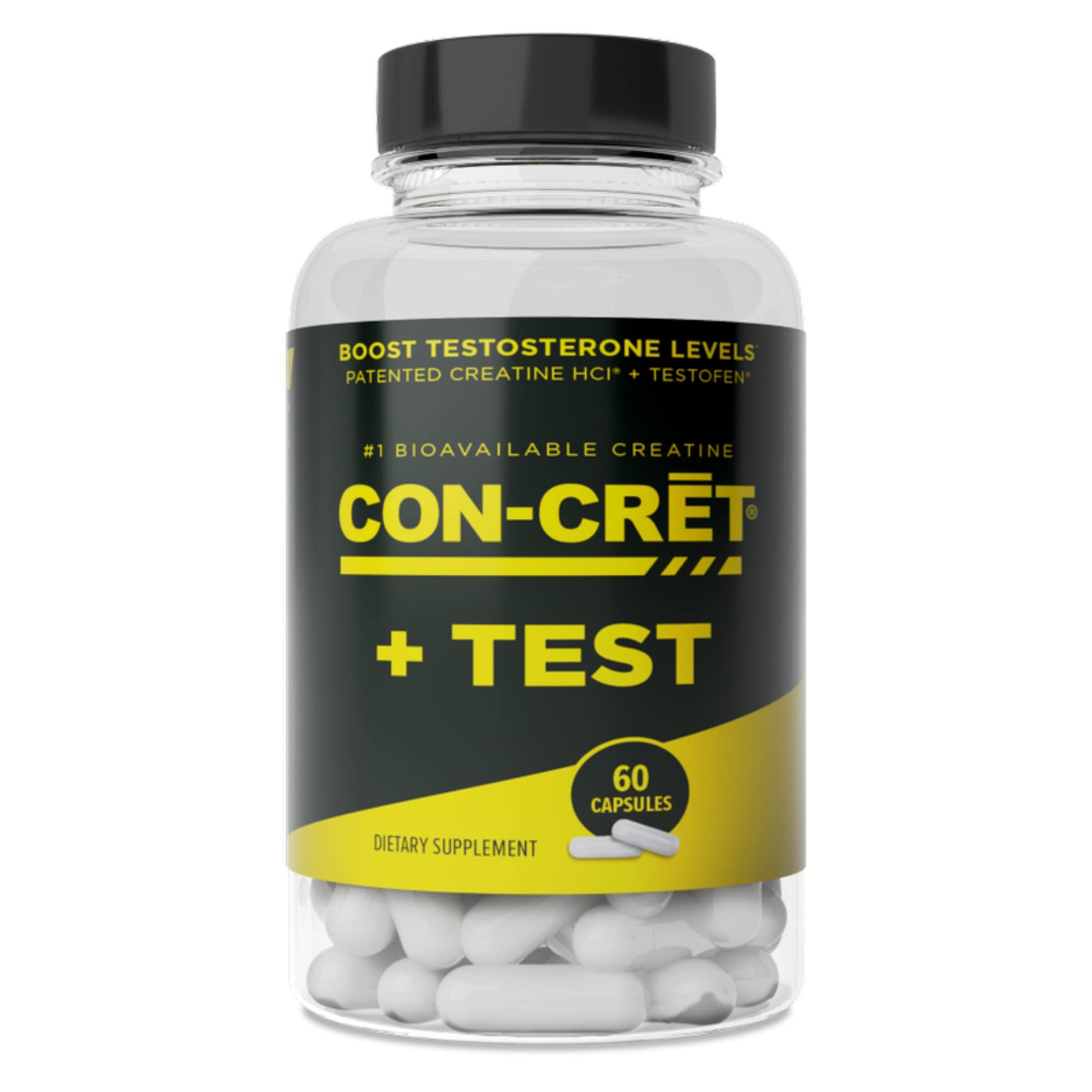 CON-CRET®+ Test, CON-CRET® Patented Creatine HCl Now with Testofen®, Boost Testosterone Levels, 60 Capsules CON-CRET buy australia supplements