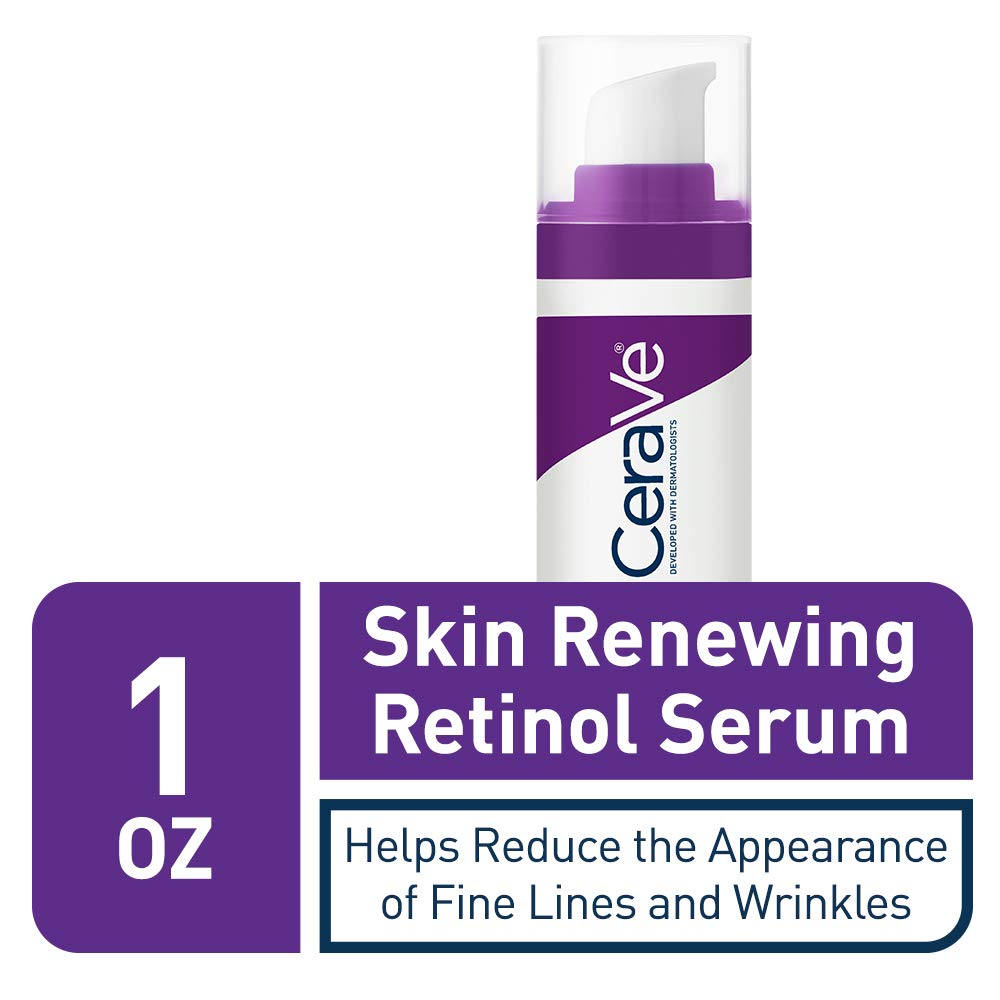 CeraVe Retinol Serum for Face with Niacinamide & Hyaluronic Acid, 1 oz CeraVe