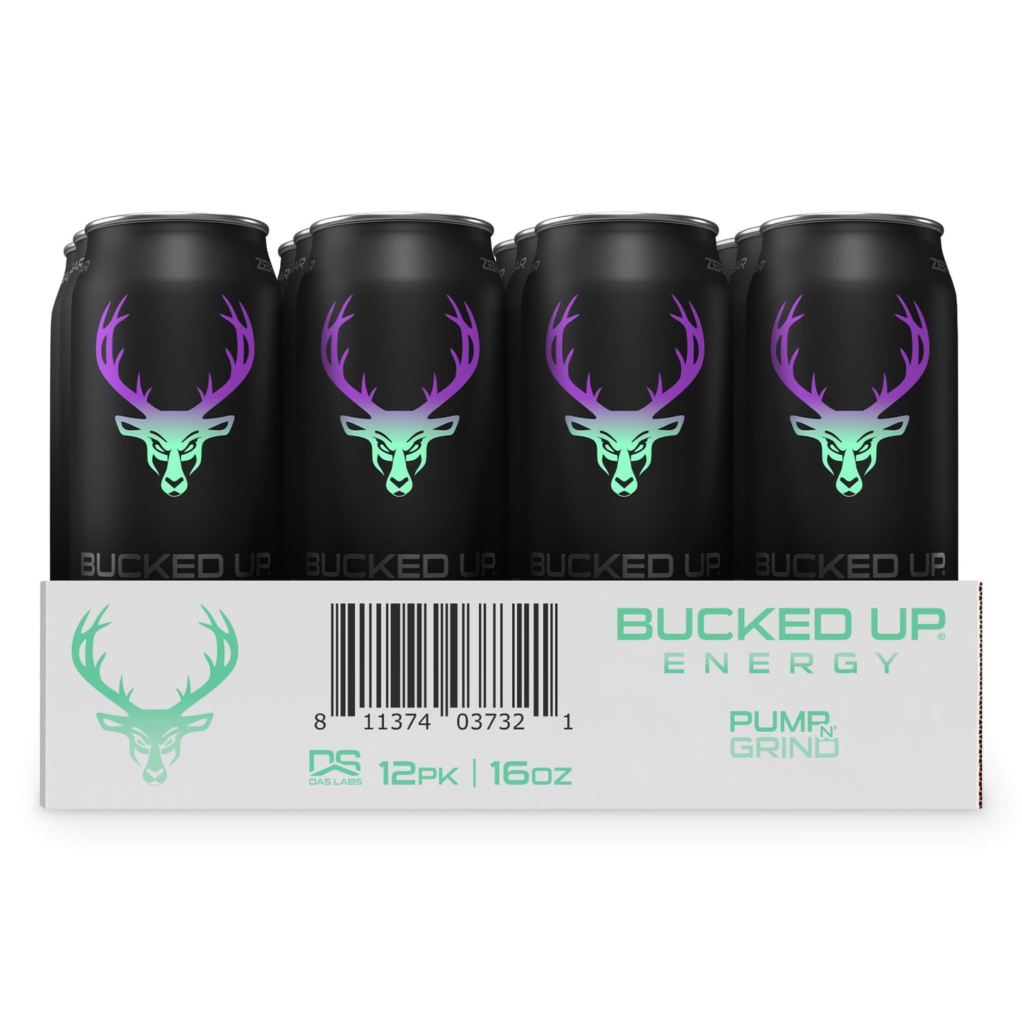 Bucked Up Energy Drink 300mg (Blood Raz) (12 CT)