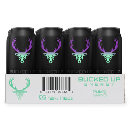 Bucked Up Energy Drink 300mg (Blood Raz) (12 CT)