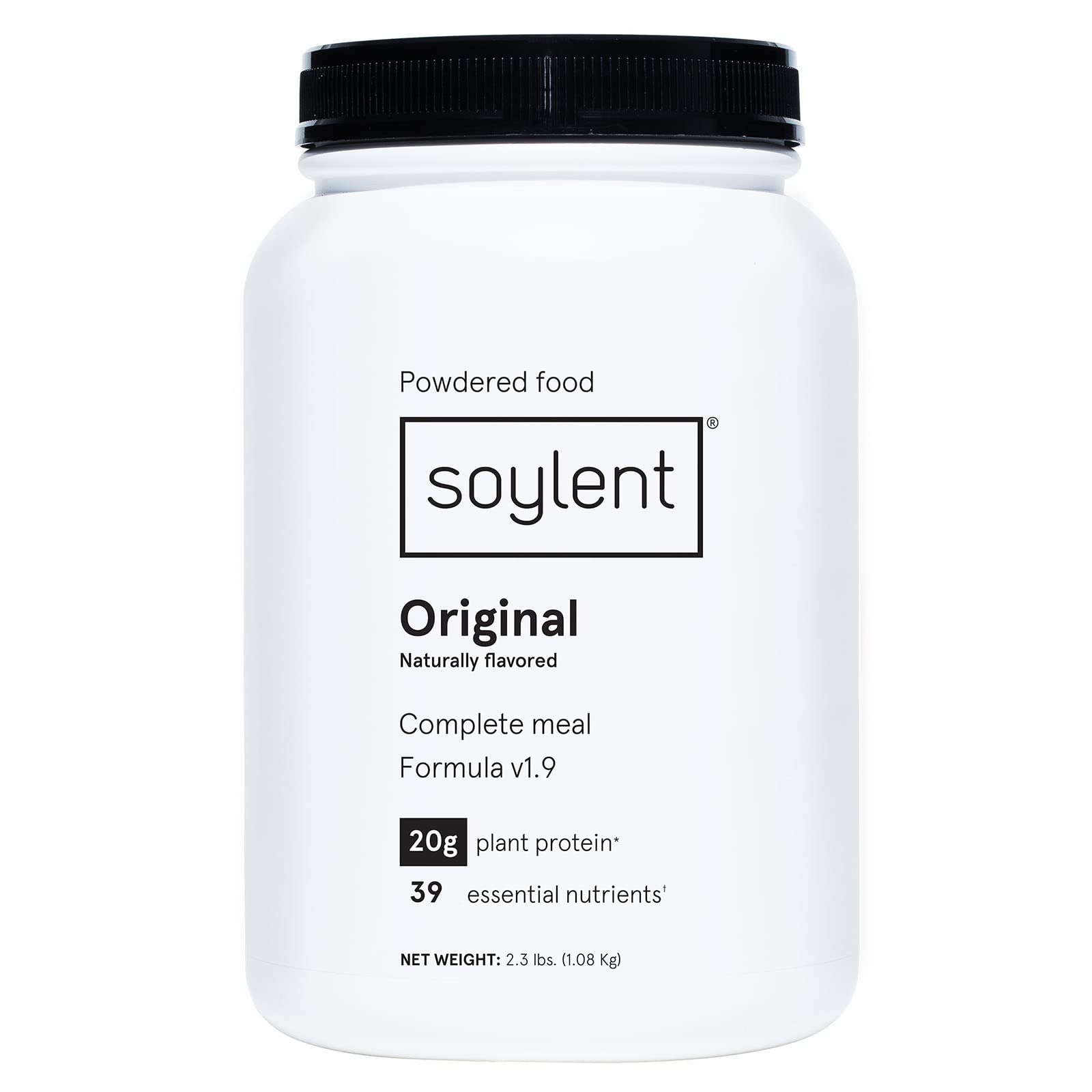 Soylent Complete Nutrition Gluten-Free Vegan Protein Meal Replacement Powder, Original, 36.8 Oz Soylent buy australia supplements