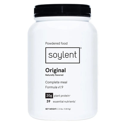 Soylent Complete Nutrition Gluten-Free Vegan Protein Meal Replacement Powder, Original, 36.8 Oz Soylent
