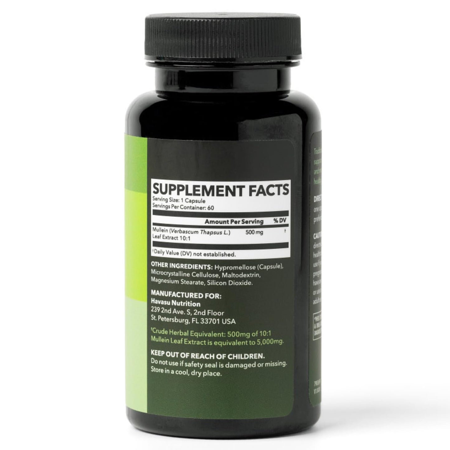 500mg Mullein Extract for Lung Support and Respiratory Health, 30 Count | Mullein Leaf Capsules for Respiratory Health, Vegan, Non-GMO Herbal Supplement for Overall Daily Wellness, 1 Month Supply Gsupps Australia