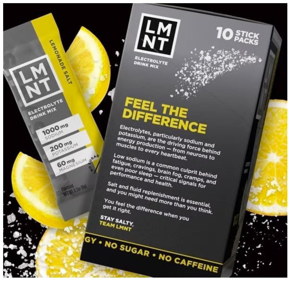 LMNTS Lemonade Zero-Sugar Electrolytes Drinks - 10ct/2.1oz KD Chocolates buy australia supplements