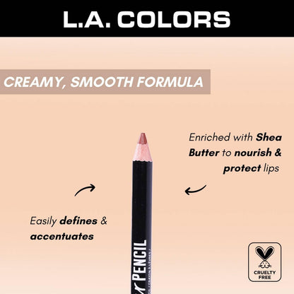 L.A. COLORS Lipliner Pencil, Black CP520A L.A. COLORS