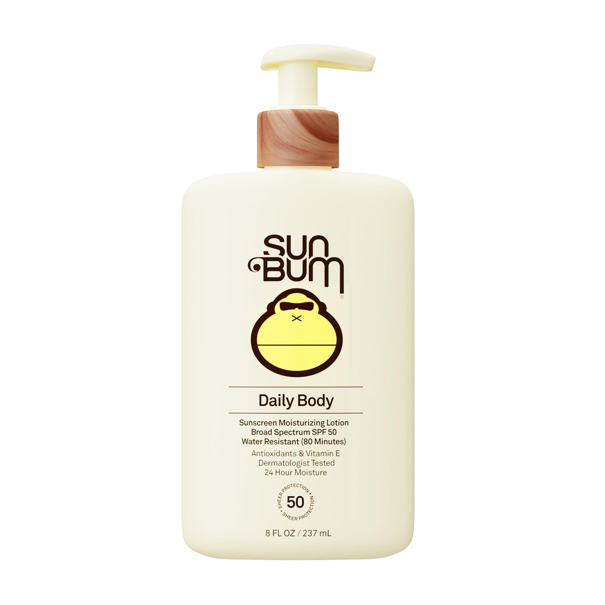 Sun Bum Daily SPF 50 Sunscreen Body Lotion with Vitamin E - 8 oz Sun Bum