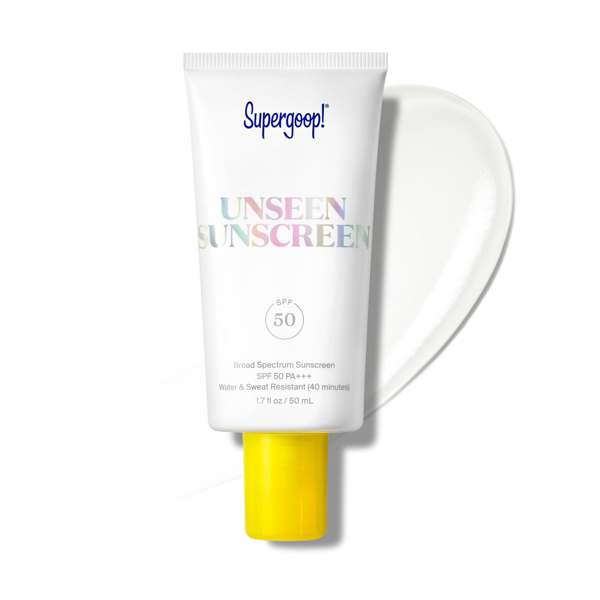 Supergoop! Unseen Sunscreen for Face, SPF 50 Clear & Invisible, 1.7oz Supergoop!