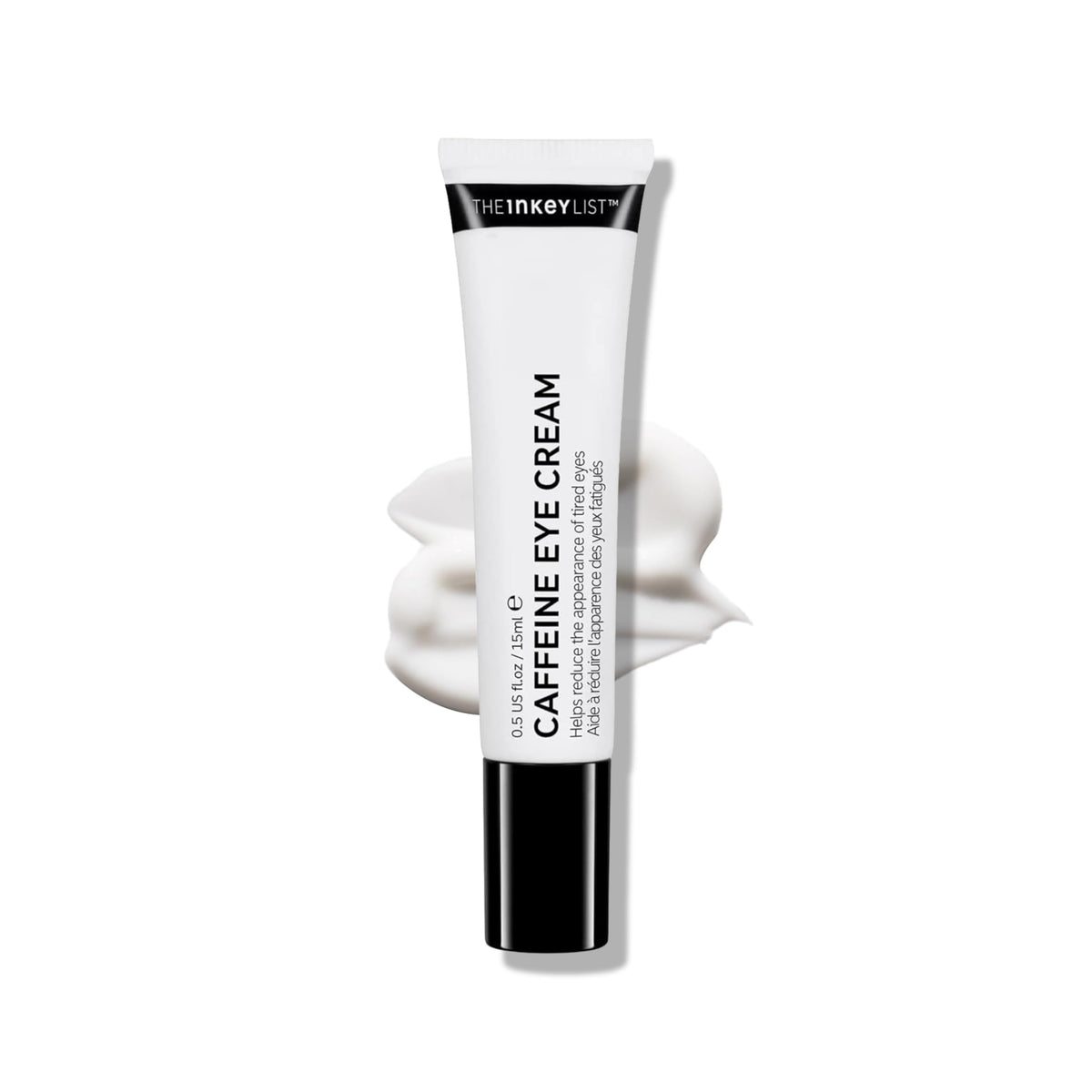The INKEY List Caffeine Eye Cream, Reduce Eye Puffiness and Dark Circle, Blur Fine Lines, 0.5 fl oz The INKEY List