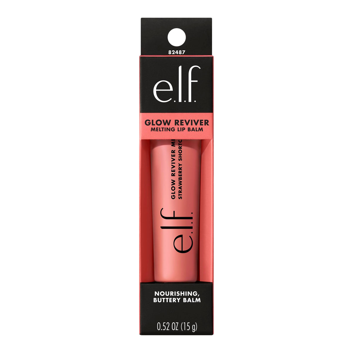 e.l.f. Glow Reviver Melting Lip Balm, Tinted, Strawberry Shortcake e.l.f.