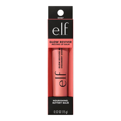 e.l.f. Glow Reviver Melting Lip Balm, Tinted, Strawberry Shortcake e.l.f.