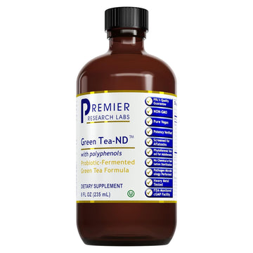 Premier Research Labs Green Tea-ND - Probiotic Fermented Green Tea Extract Supplement with ECGC, Camellia Sinensis Liquid, Supplement Drops for Adults, Vegan Friendly - 8 Fl Oz Bottle Premier Research Labs buy australia supplements
