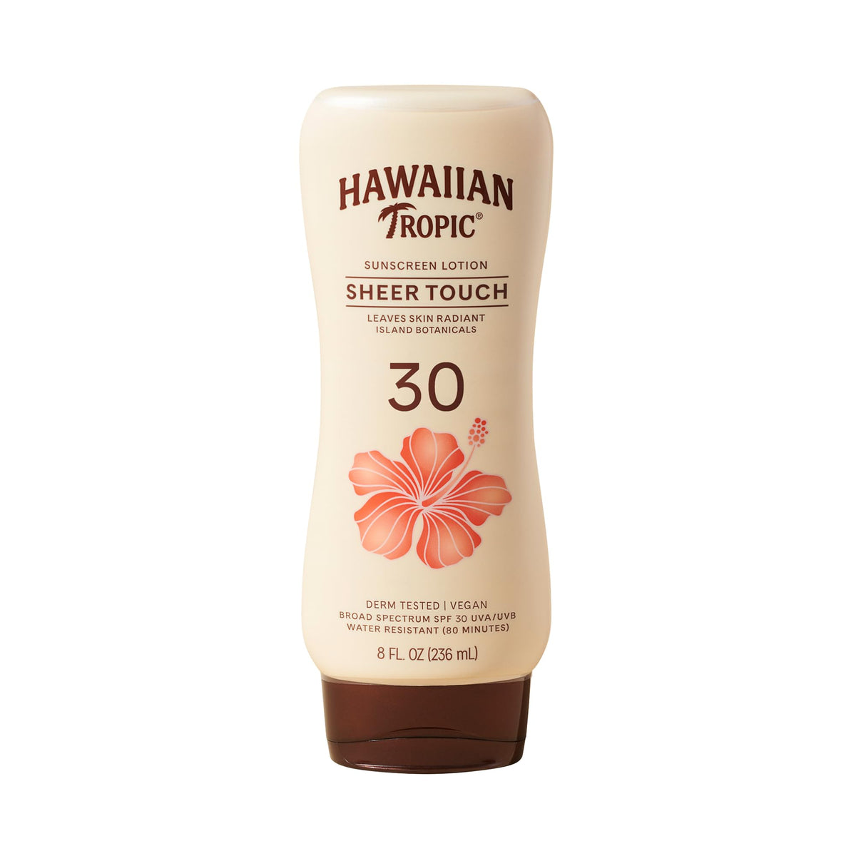 Hawaiian Tropic Sheer Touch Lotion Sunscreen, Moisturizing Broad-Spectrum Protection, SPF 30, Sun, Mango, 8 Oz Hawaiian Tropic