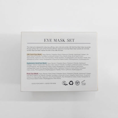 PEAUAMIE Under Eye Patches Gold and Hyaluronic Acid for puffy eyes,Rose Eye Masks PEAUAMIE