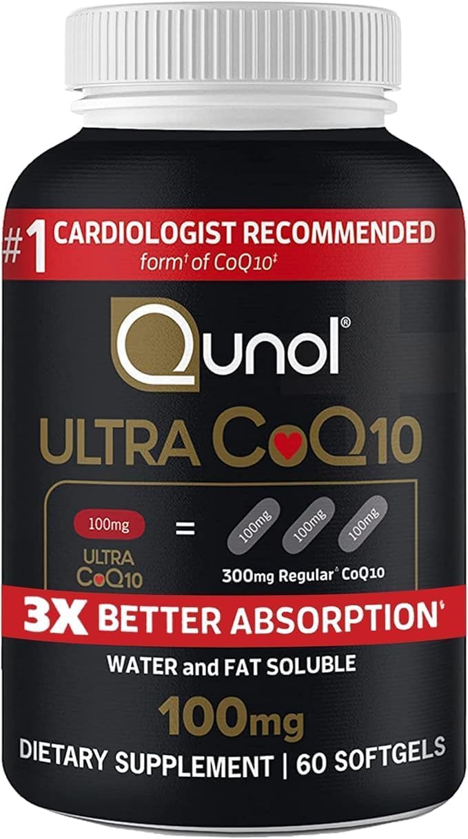 Qunol Ultra CoQ10 100mg, 3X Better Absorption, Antioxidant, 90 Softgels | #1 Cardiologist Recommended Supplement for Heart Health, Coenzyme Q10 Supplement to support Vascular Health & Cellular Energy Gsupps Australia