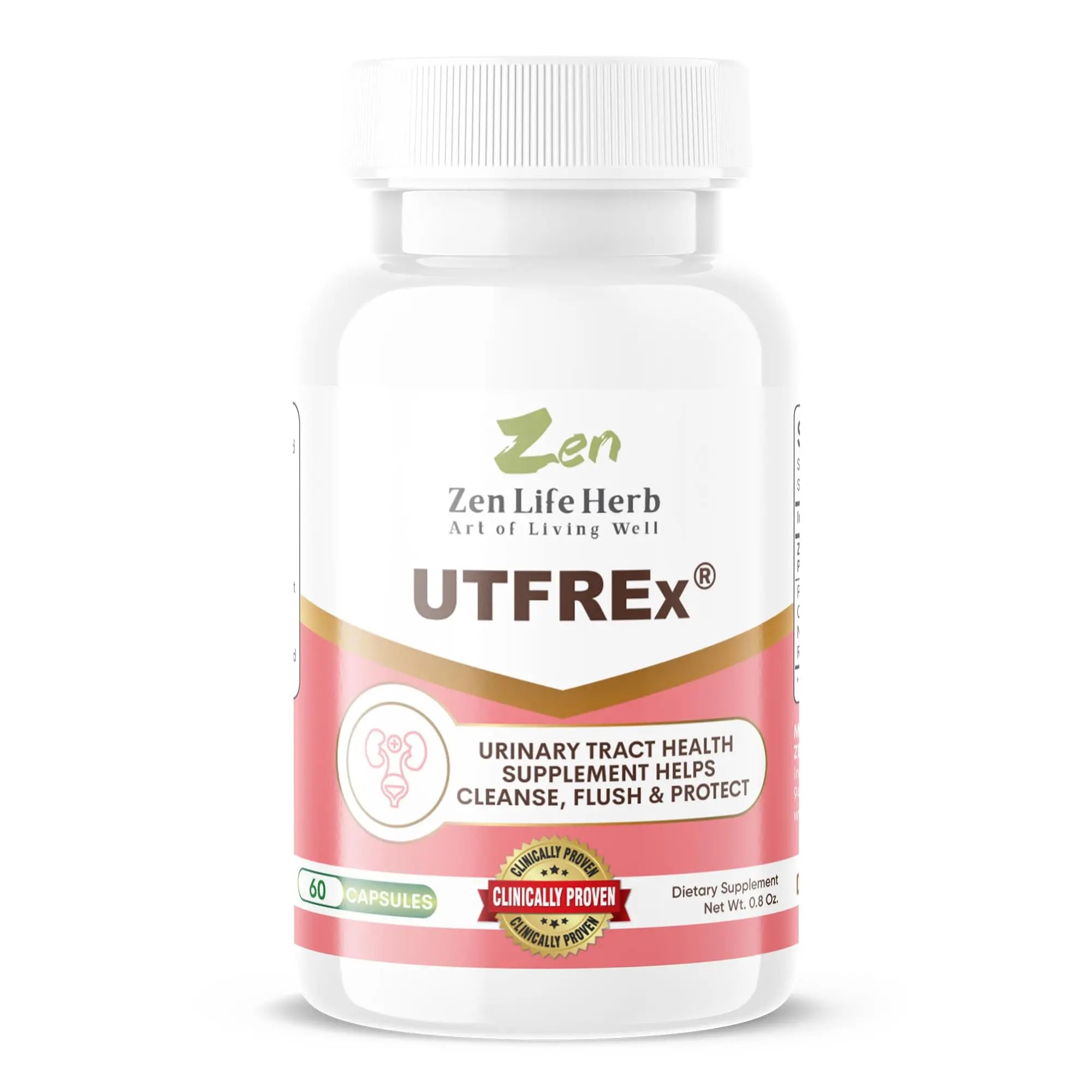ZEN LIFE HERB UTFREx – Fast Acting - Promotes Urinary Tract Health Supports Healthy Immune and Urinary System, No Vitamins, Minerals, Prebiotics, Sugar, Plant-Based Supplement (60 Capsules) ZEN LIFE HERB buy australia supplements