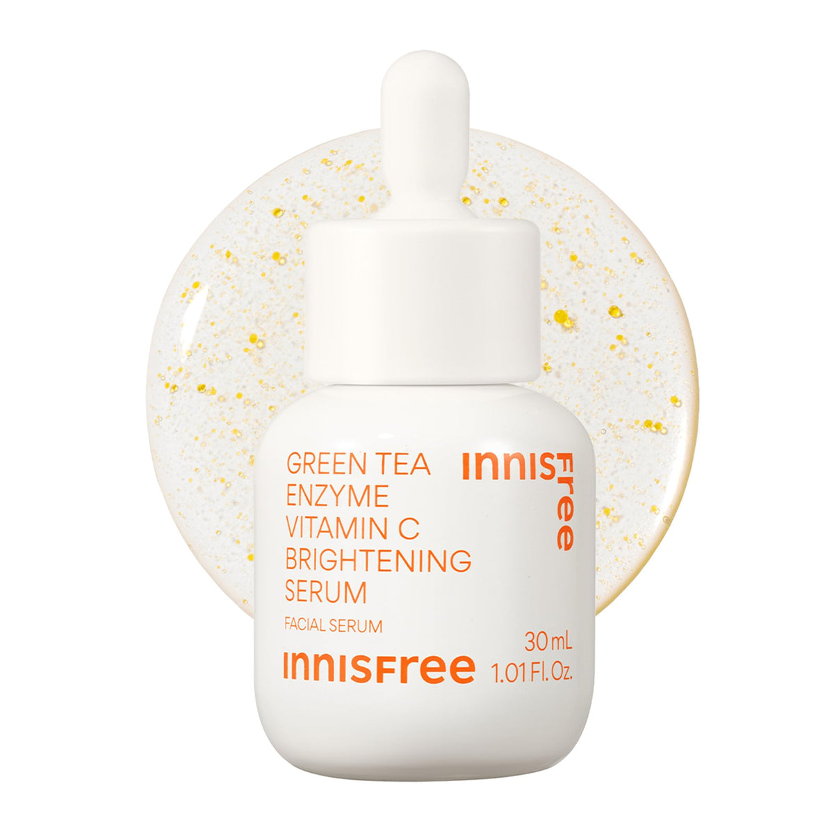 Innisfree Green Tea Enzyme Vitamin C Serum for Brightening | Sunspots, Post-Breakout Marks and Dark Spot Correction | Hydrating Korean Face Serum for Radiant Glow, 1.01 Fl Oz innisfree