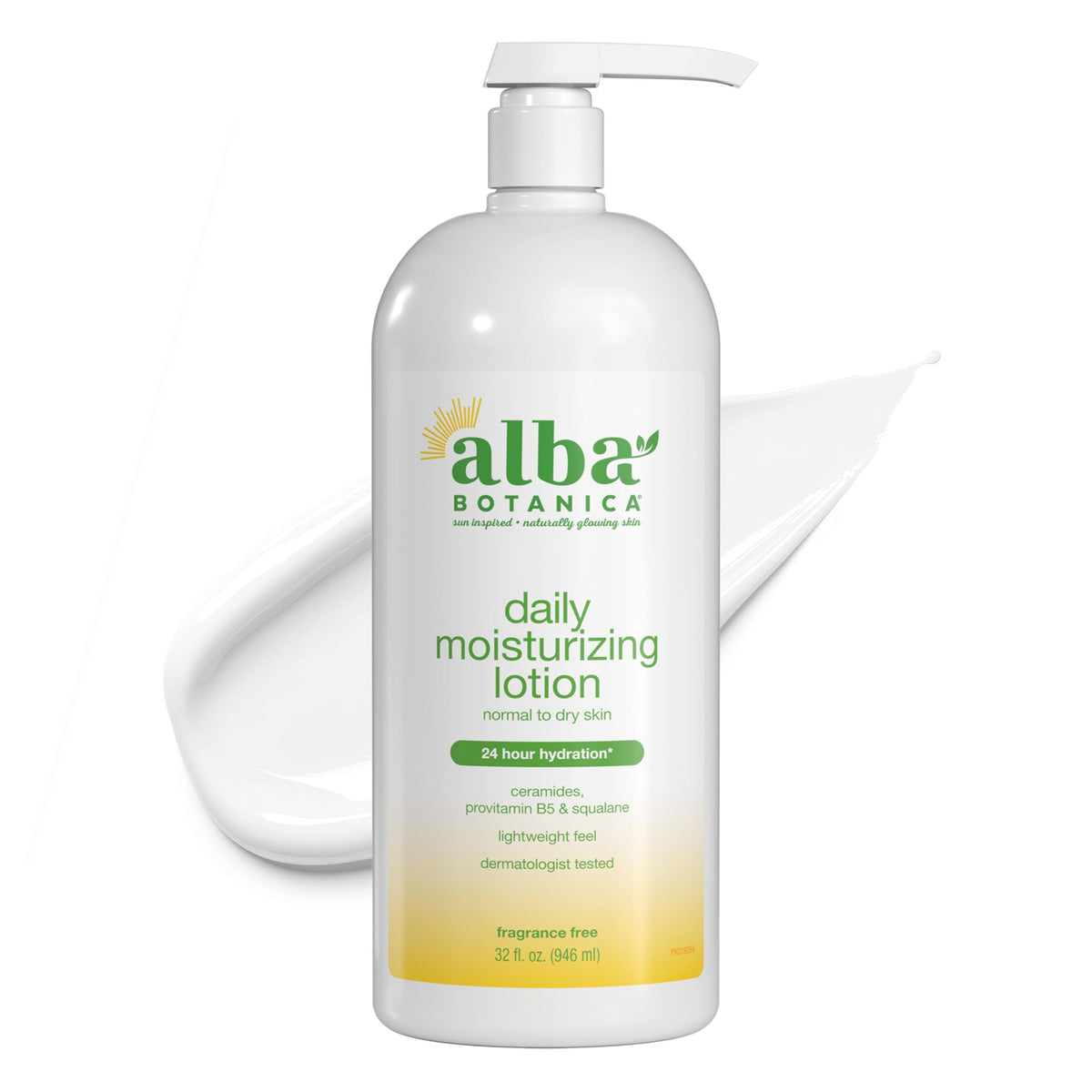 Alba Botanica Daily Moisturizing Lotion, Sensitive Skin, Fragrance Free, 32 Oz (Packaging May Vary) Alba Botanica