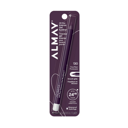 Almay All-Day Intense Gel Eyeliner, 130 Pure Plum, 0.045 oz Almay