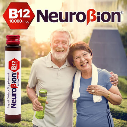 Neurobion Extra Forte B12 10,000 mcg Vials, Liquid - Extreme Powerful- 10 Vials per Box Neurobion