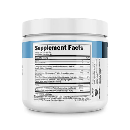 Transparent Labs Hydrate Naturally Sweetened Electrolytes Powder - Hydration Powder Electrolytes with Coconut Water, Calcium, Taurine, & Potassium Transparent Labs