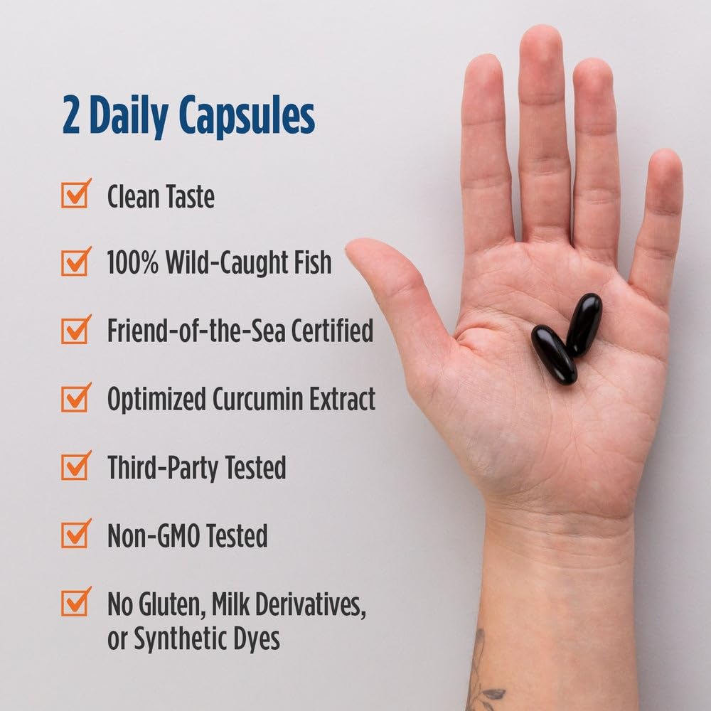 Nordic Naturals Memory Support with Curcumin - 60 Soft Gels - 1000 mg Omega-3 + 400 mg Optimized Curcumin - Memory, Cognition - Contains Phosphatidylcholine & Huperzine A - Non-GMO - 30 Servings Nordic Naturals buy australia supplements