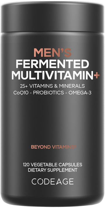 Codeage Men’s Daily Multivitamin – 25+ Essential Vitamins & Minerals, Organic Whole Foods, Probiotics, Omega-3, Zinc, Vitamins A, B, C, D, E & K – 120 Capsules Codeage buy australia supplements