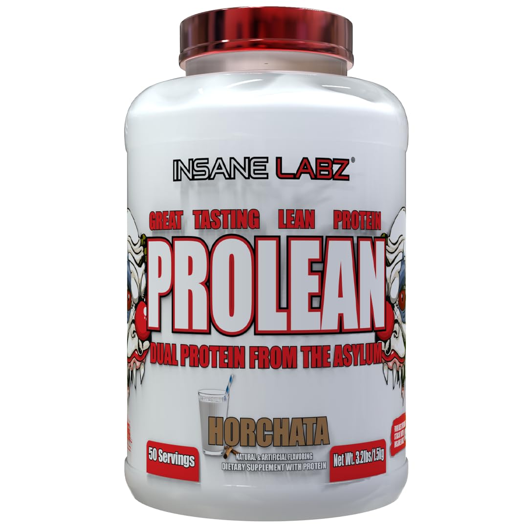 Insane Labz ProLean | Premium Hydrolyzed Collagen Protein & Whey Isolate Protein Powder | 26g Protein | Low Fat, Zero Sugar | 50 Servings Chocolate Ice Cream