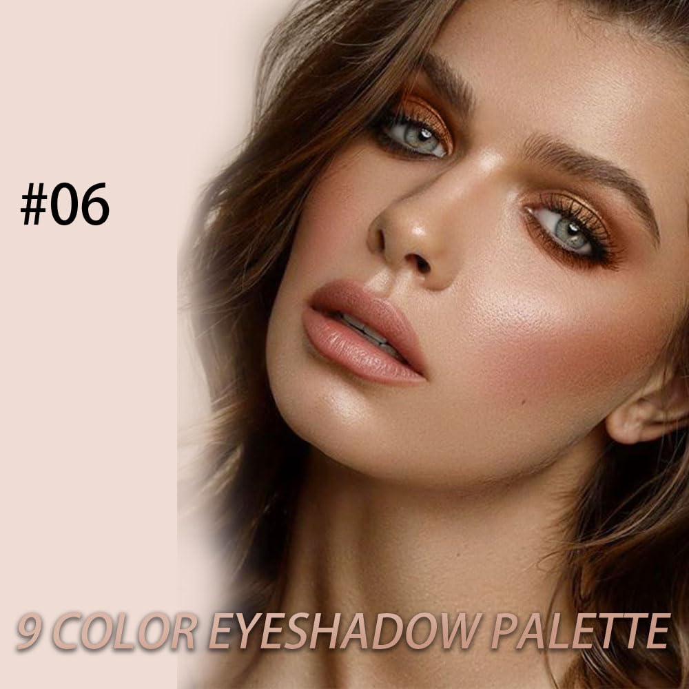 CAKAILA Brown Eyeshadow Palette-Neutral Nude Brown Smokey Eye Shadow Palette,Rose Gold Bronze Naked Cream Eyeshadow Palette Makeup,Natural Eyeshadow for Eyes Long Lasting Naturing-Looking CAKAILA