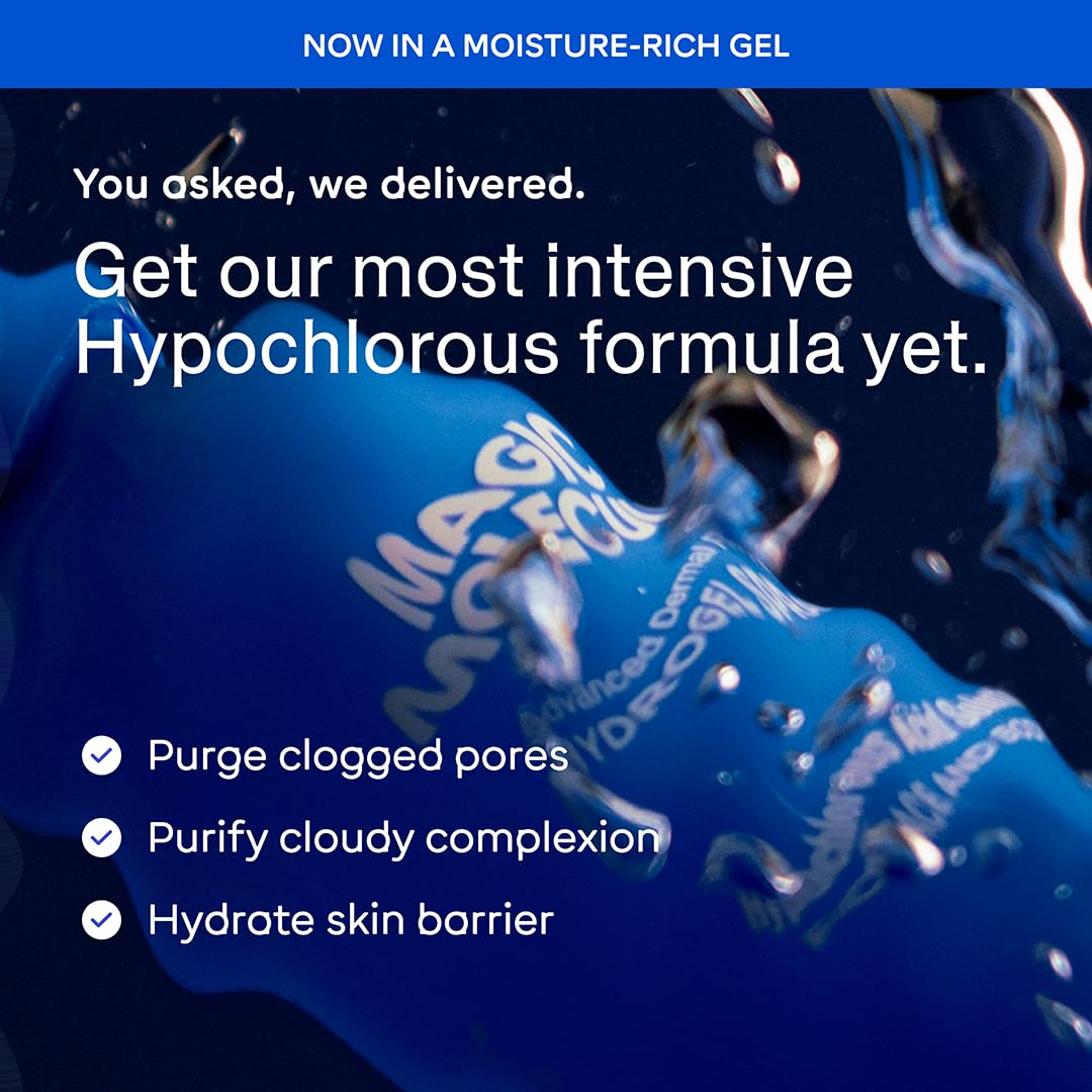 Magic Molecule Hypochlorous Acid Hydrogel Spray, Dermal Repair, 3.4oz 2PK Magic Molecule