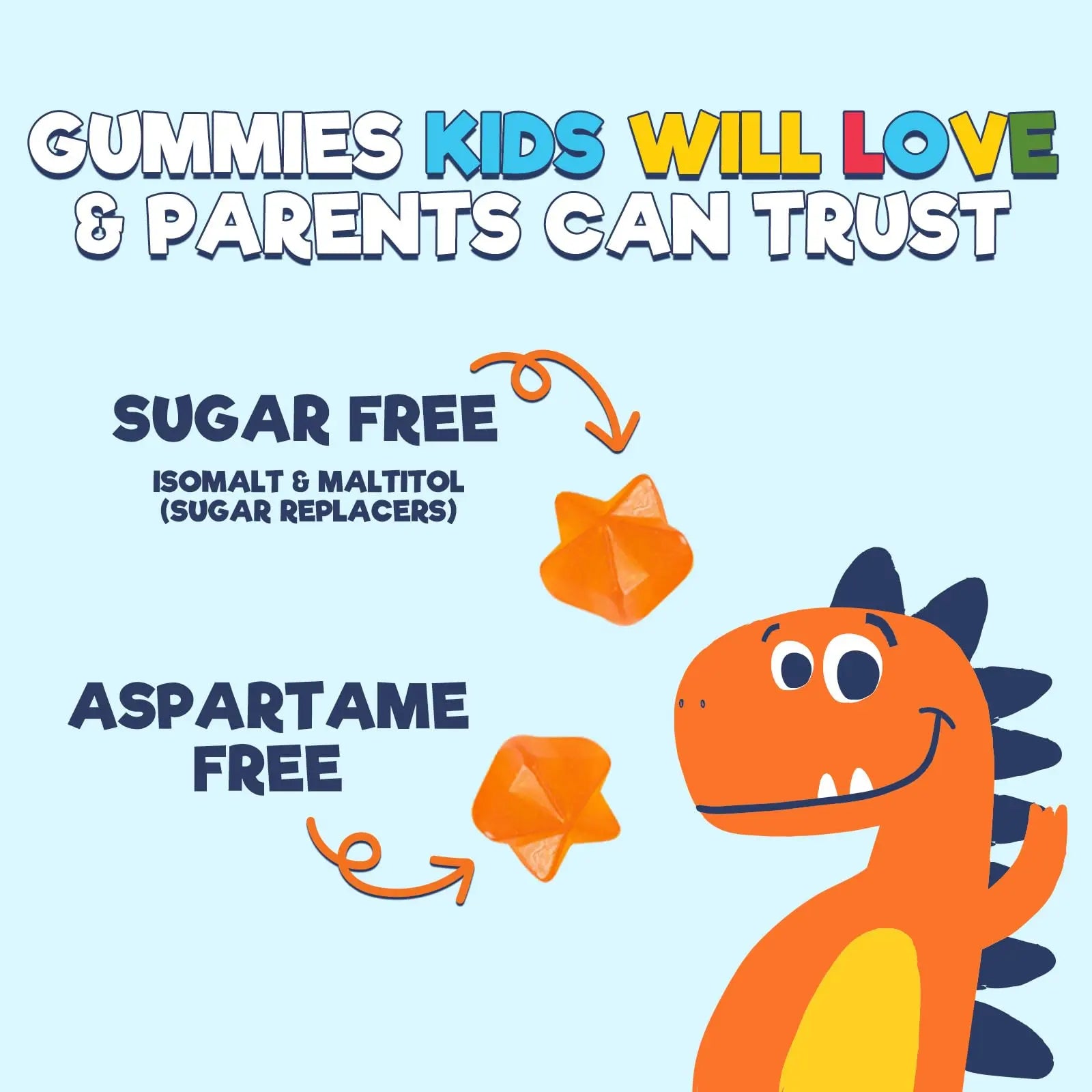 Kids Multivitamin Gummies - Improved Sugar-Free Formula - 100% Daily Folate, Kids Vitamins with Essential Vitamins A, C, D3, E, B6, B12 Nature's Nutrition buy australia supplements