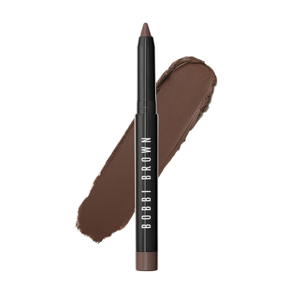Bobbi Brown Long-Wear Cream Liner Stick | 24-Hour Waterproof, Smudge-Proof Eyeliner with Fine Tip and Built-In Sharpener | Creamy Matte Finish for Smokey Eye Makeup, 0.03 Ounce, Rich Chocolate Bobbi Brown