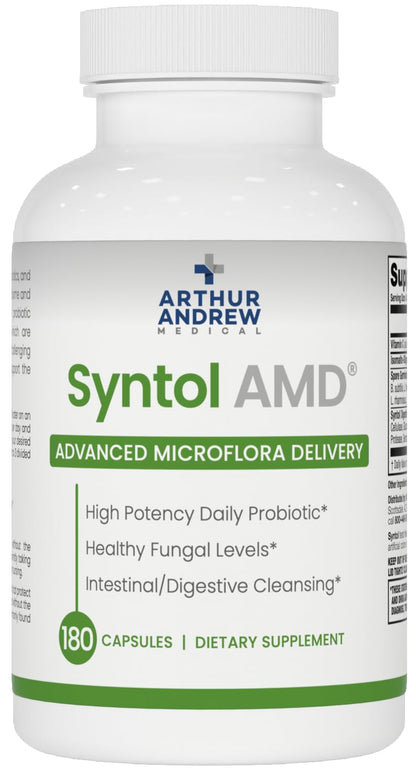 Arthur Andrew Medical, Syntol, 3-in-1 Formula with Probiotics, Prebiotic Fiber & Yeast Cleansing Multi-Enzymes, 180 Arthur Andrew Medical