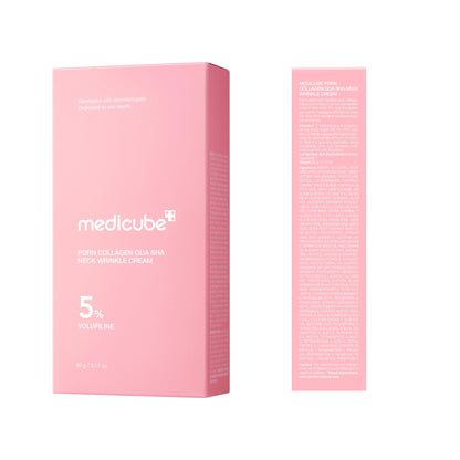 medicube PDRN Collagen Gua Sha Neck Wrinkle Cream - Firming, Contour Care medicube