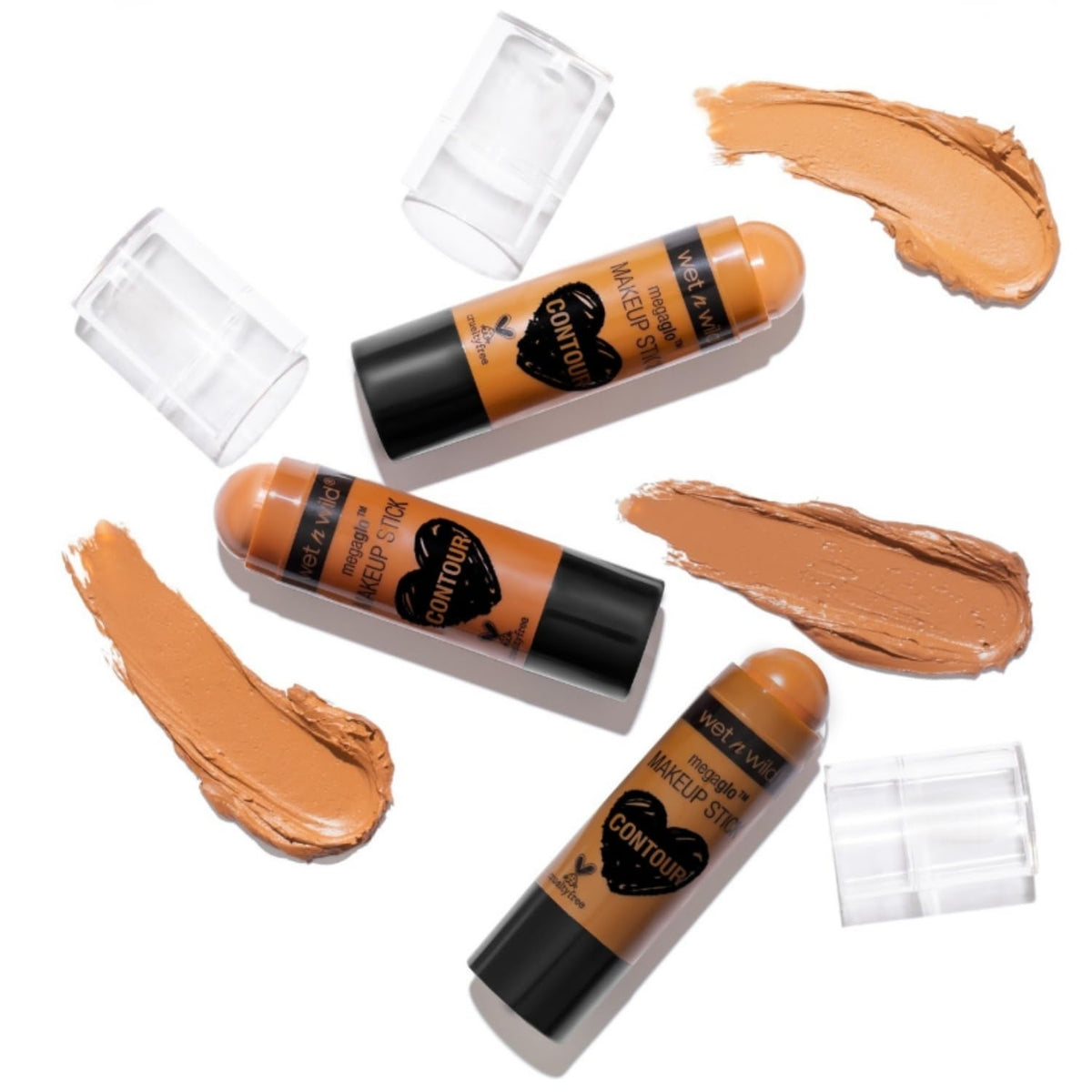 wet n wild MegaGlo Makeup Stick, Buildable Color, Versatile Use, Cruelty-Free & Vegan - Where's Walnut? wet n wild