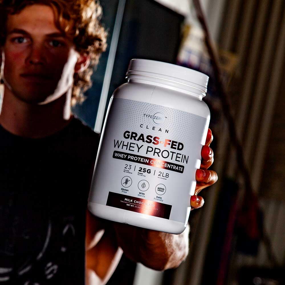 Type Zero Grass Fed Whey Protein Concentrate Powder (Chocolate, 2LBS) - Gluten Free Type Zero buy australia supplements